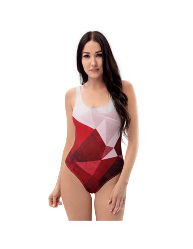 Crystal Pattern- One-Piece Swimsuit
