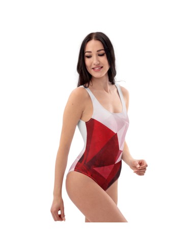 Crystal Pattern- One-Piece Swimsuit