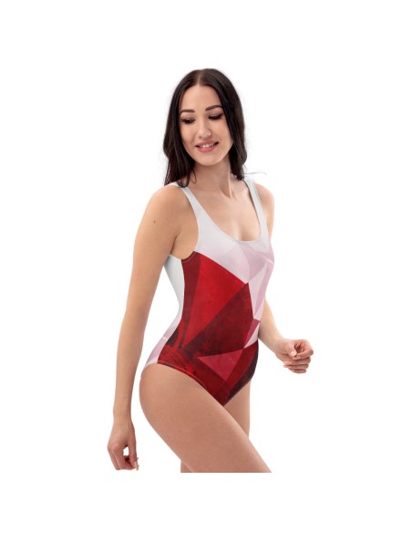 Crystal Pattern- One-Piece Swimsuit