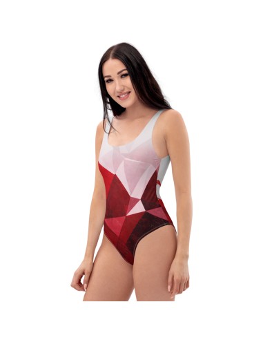 Crystal Pattern- One-Piece Swimsuit