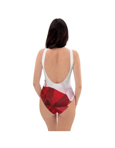 Crystal Pattern- One-Piece Swimsuit
