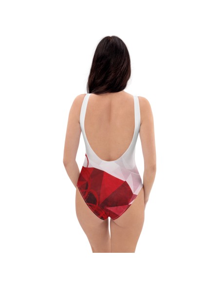 Crystal Pattern- One-Piece Swimsuit
