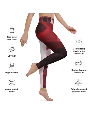 Crystal Pattern Yoga Leggings