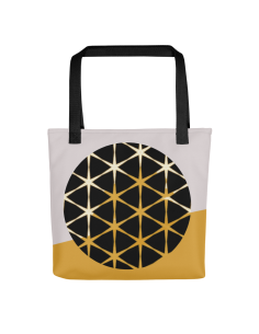 Optical Play Pattern Tote bag