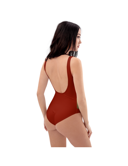 Luxury Pattern One-Piece Swimsuit