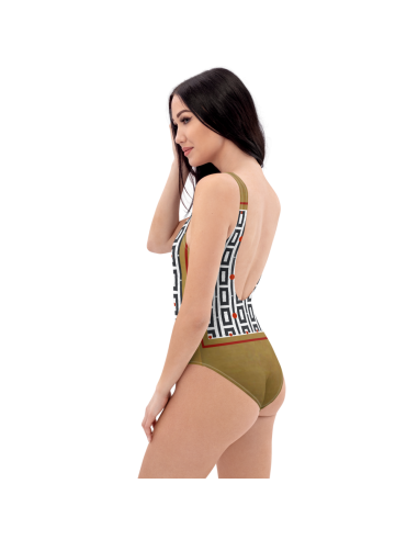 Intense Pattern One-Piece Swimsuit