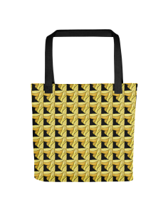 Yellow Geometry Pattern- Tote bag