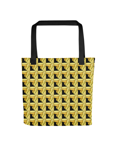 Yellow Geometry Pattern- Tote bag