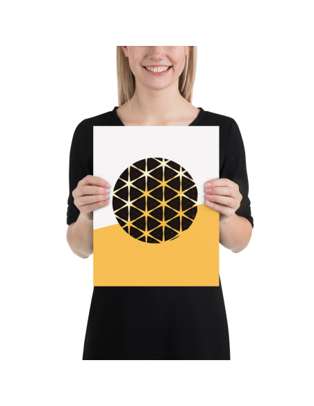 Optical Play Pattern- Art Poster