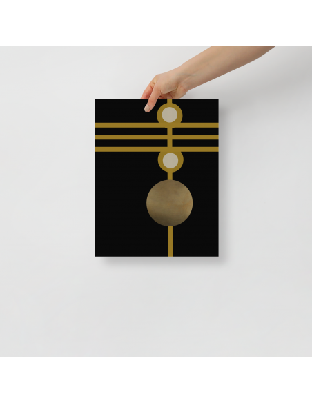 Hypnotic Pattern- Art Poster