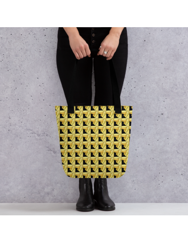 Yellow Geometry Pattern- Tote bag