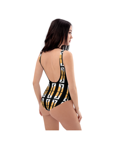 Magic Boot Pattern- One-Piece Swimsuit