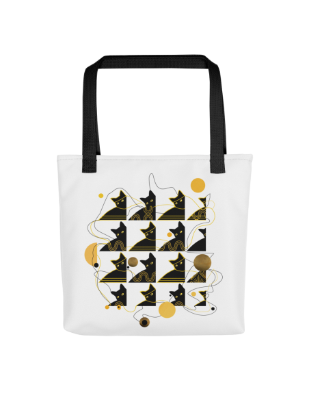 Bohemian Cat Pattern Tote bag
