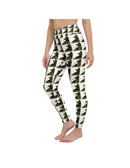 Bohemian Cat Pattern- Yoga Leggings