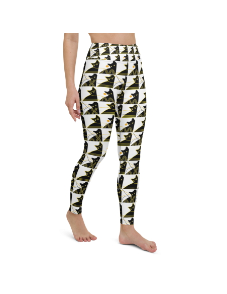 Bohemian Cat Pattern- Yoga Leggings