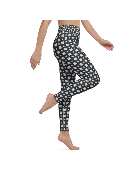 Square Pattern- Yoga Leggings