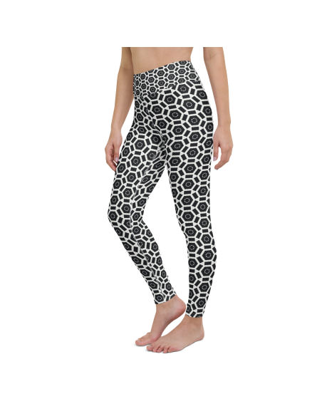 Labyrinth Pattern- Yoga Leggings