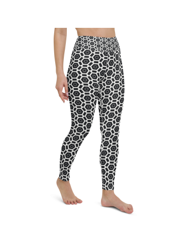Labyrinth Pattern- Yoga Leggings