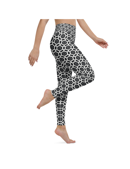 Labyrinth Pattern- Yoga Leggings