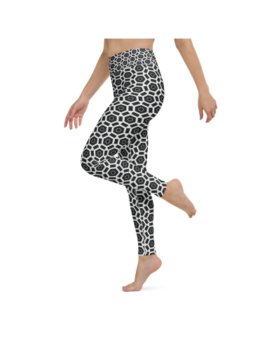 Labyrinth Pattern- Yoga Leggings