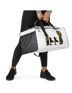 Bohemian Cat Pattern- Duffle bag 2
