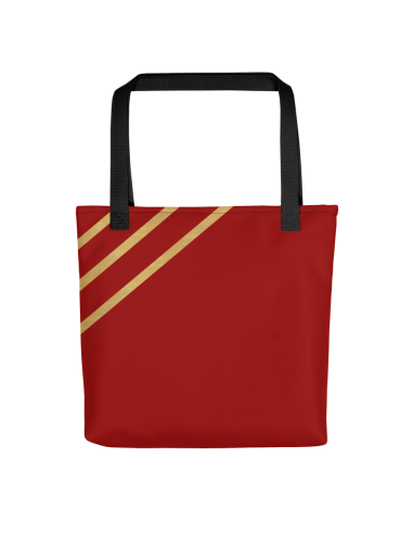 Red Lines- Tote bag