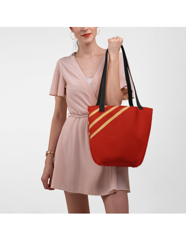 Red Lines- Tote bag
