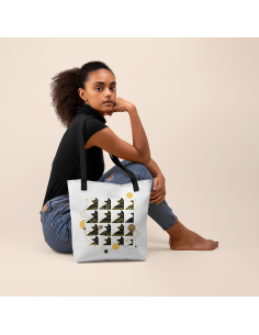 Bohemian Cat Pattern Tote bag 2