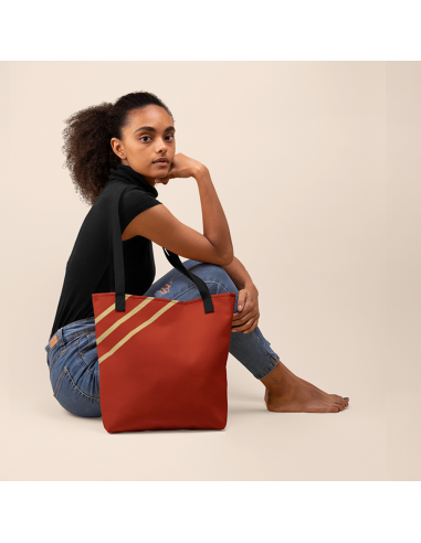 Red Lines- Tote bag