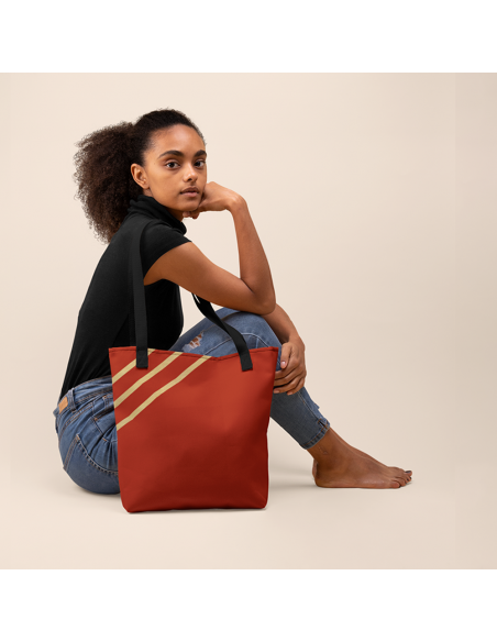 Red Lines- Tote bag