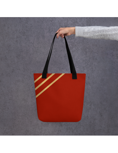 Red Lines- Tote bag