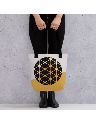 Optical Play Pattern Tote bag
