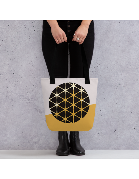 Optical Play Pattern Tote bag