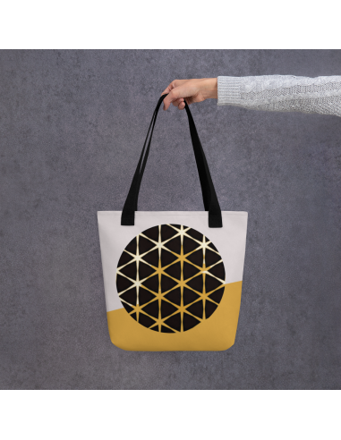 Optical Play Pattern Tote bag
