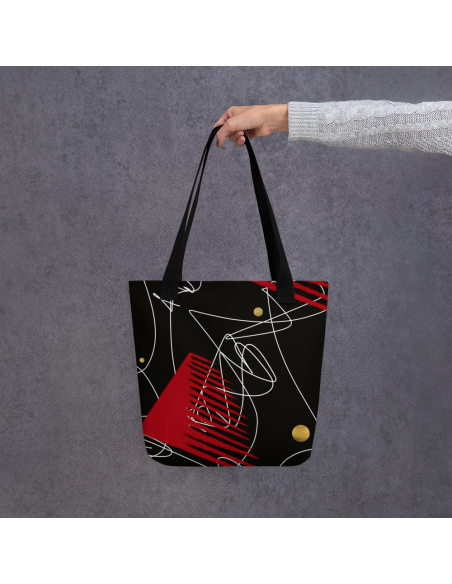 Addictive Patten- Tote bag