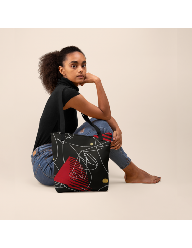 Addictive Patten- Tote bag