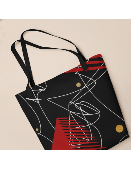 Addictive Patten- Tote bag