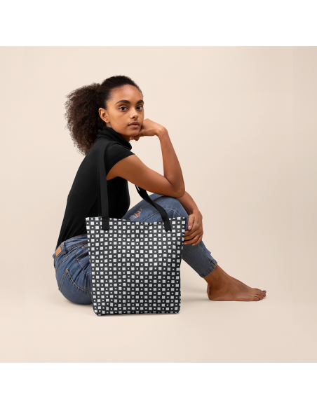 Square Pattern- Tote bag