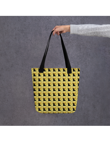 Yellow Geometry Pattern- Tote bag