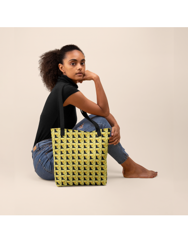 Yellow Geometry Pattern- Tote bag