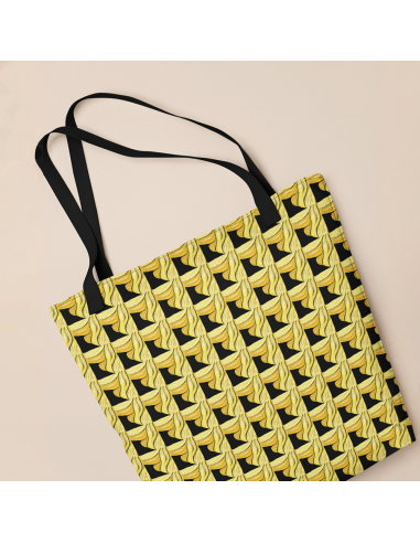 Yellow Geometry Pattern- Tote bag