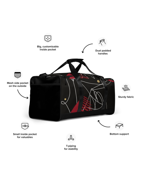 Addictive Pattern- Duffle bag