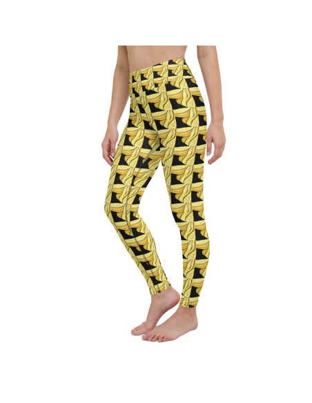 Yellow Geometry- Yoga Leggings