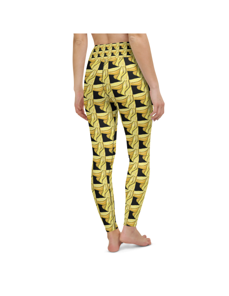 Yellow Geometry- Yoga Leggings