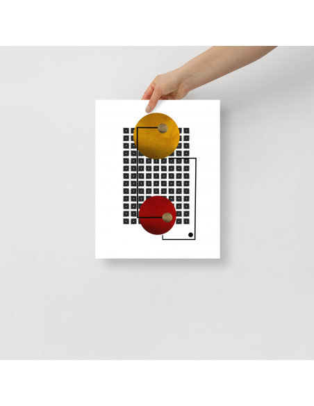 Geometry Pattern- Art Poster
