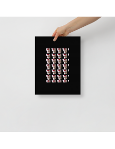 Sexy Lips Pattern- Art Poster 2