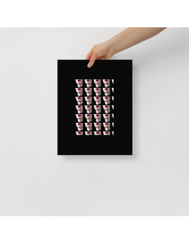 Sexy Lips Pattern- Art Poster