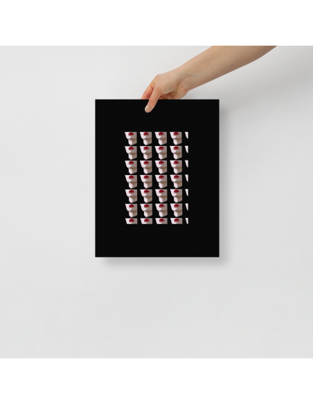 Sexy Lips Pattern- Art Poster