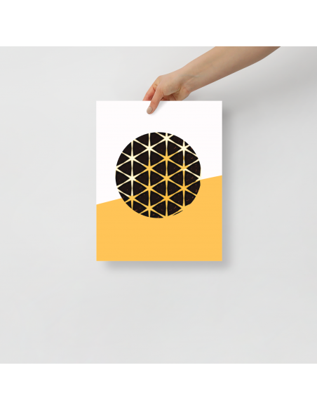 Optical Play Pattern- Art Poster