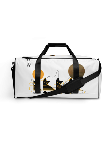 Bohemian Cat Pattern- Duffle bag